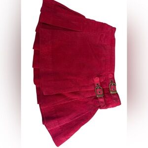 Vintage  Ralph Lauren Red Plaid Skirt